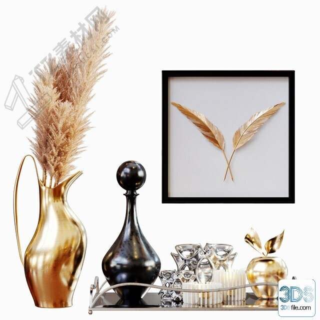 250 Decorative setS 3d models vol.14