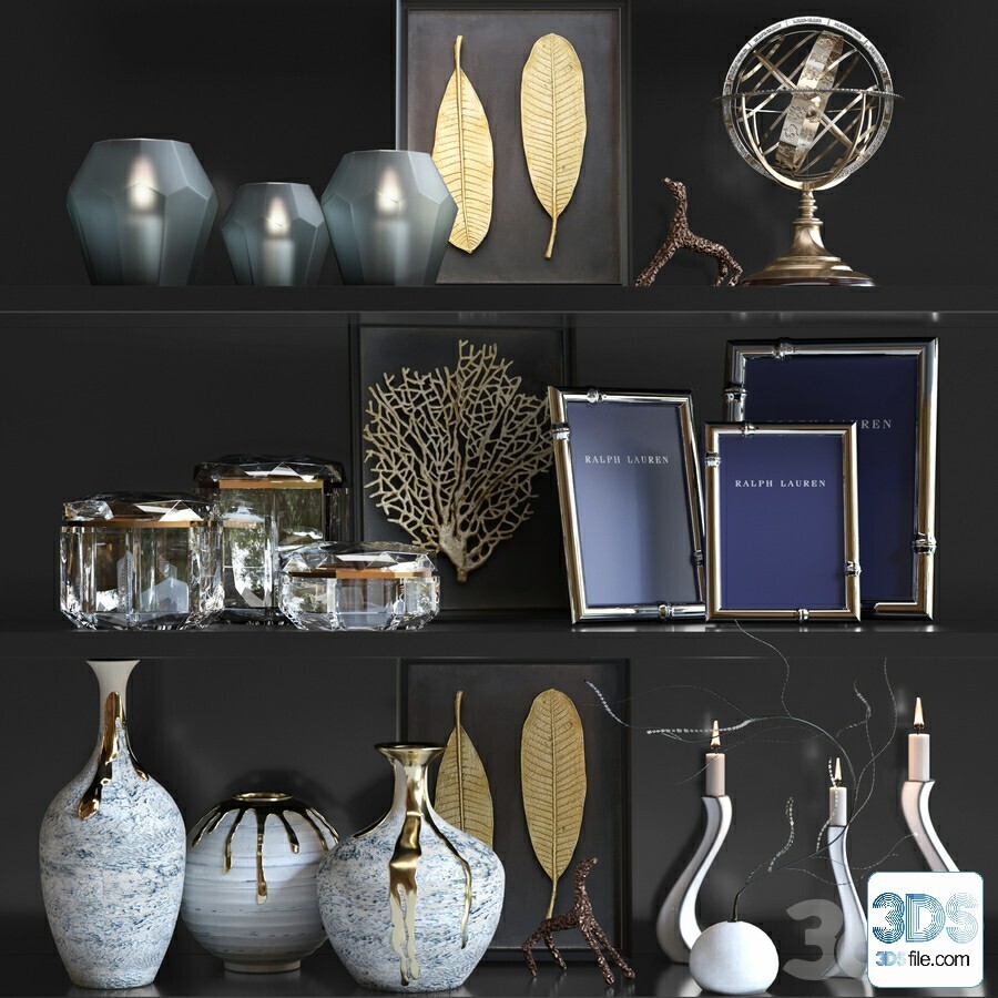 250 Decorative setS 3d models vol.14