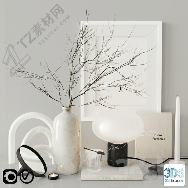 250 Decorative setS 3d models vol.14