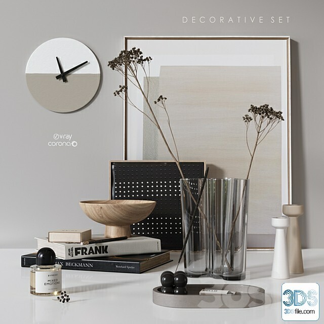 250 Decorative setS 3d models vol.14