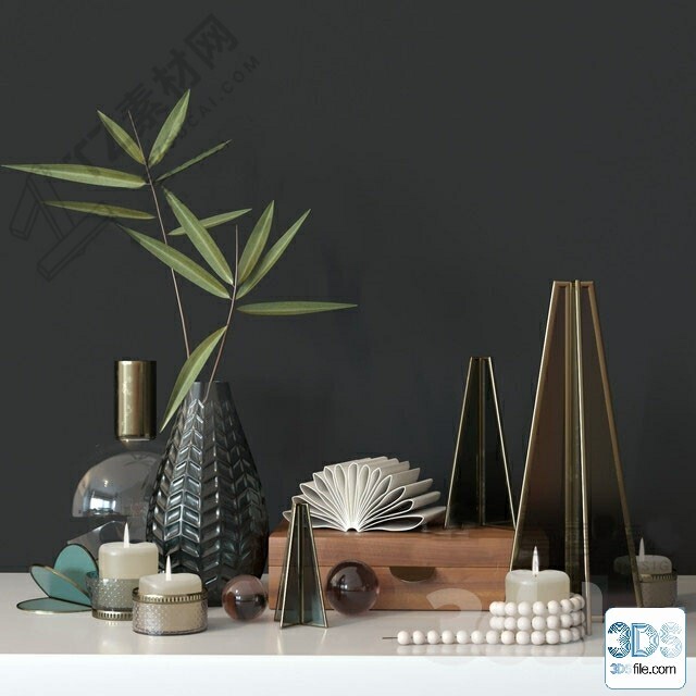 250 Decorative setS 3d models vol.14