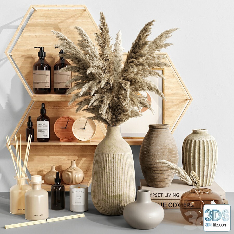 250 Decorative setS 3d models vol.14