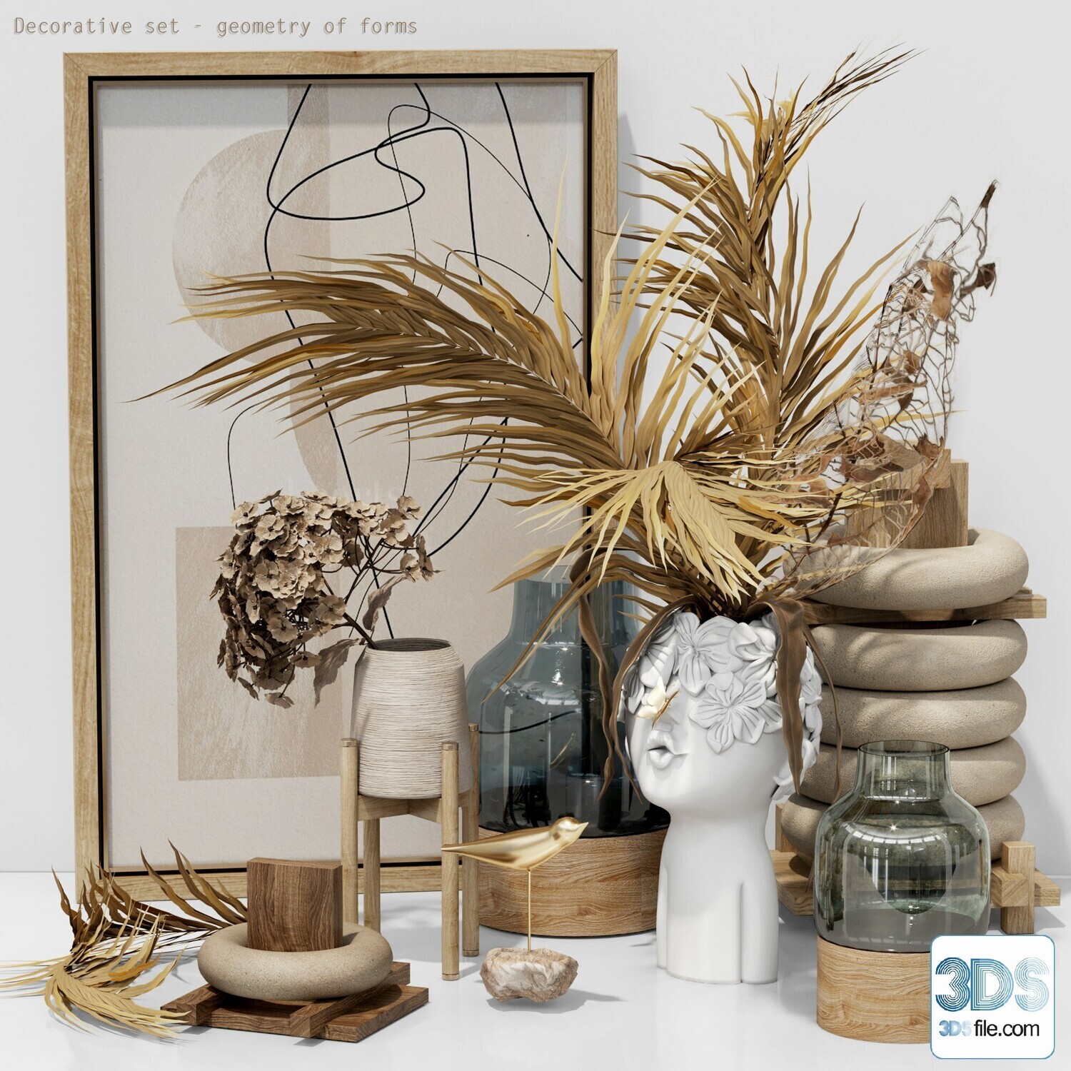 250 Decorative setS 3d models vol.14