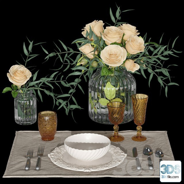 250 Decorative setS 3d models vol.14