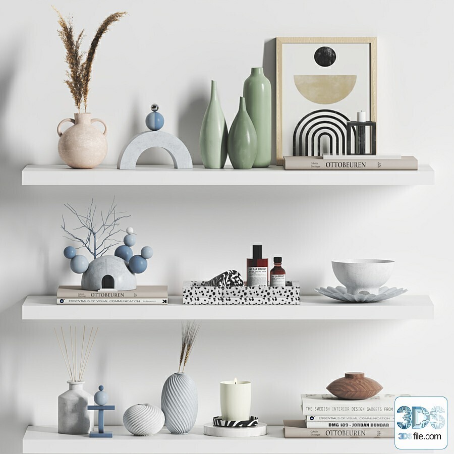 250 Decorative setS 3d models vol.14