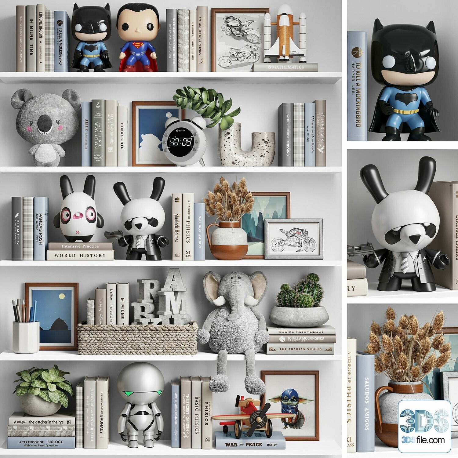 250 Decorative setS 3d models vol.14