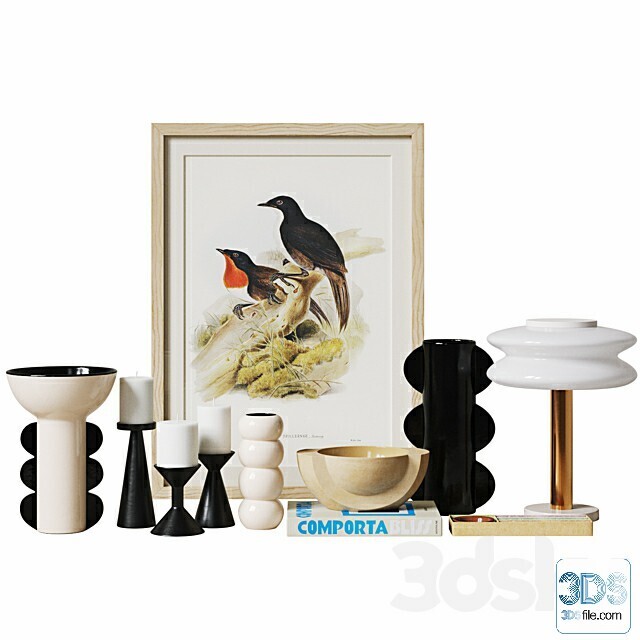 250 Decorative setS 3d models vol.14