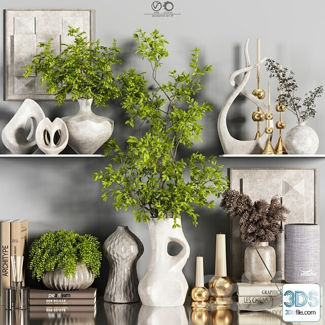 250 Decorative setS 3d models vol.14
