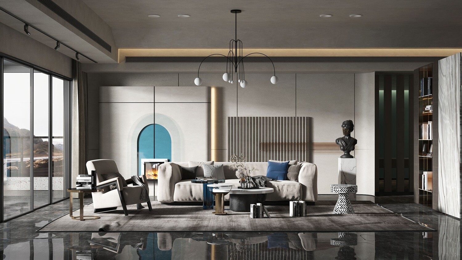 29 Living Room Full Scenes 3d Models Vol.27
