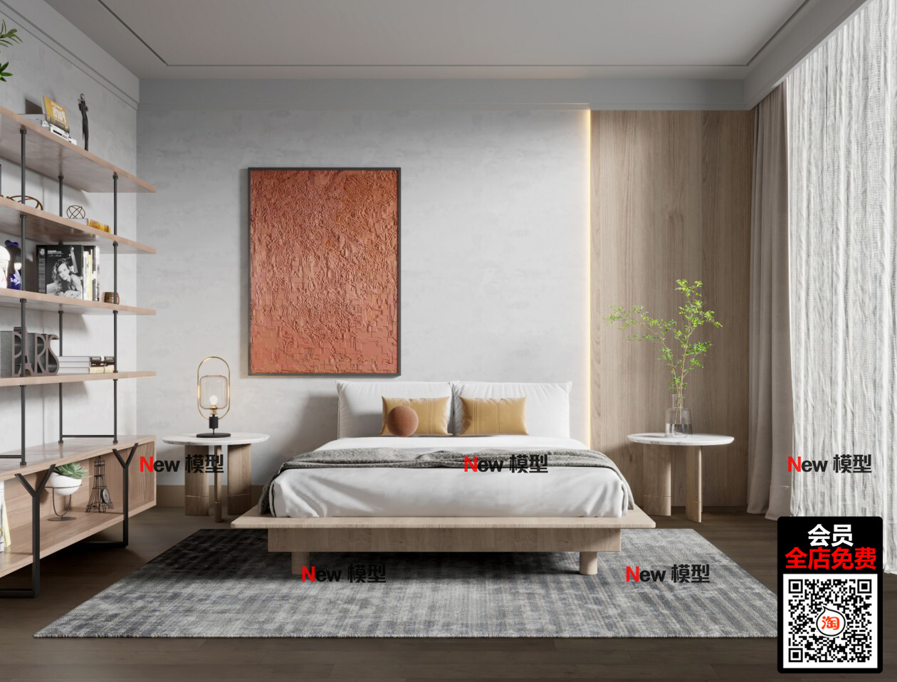18 Bed 3d models Vol.17