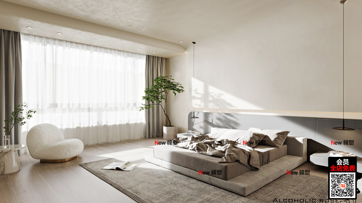 18 Bed 3d models Vol.17