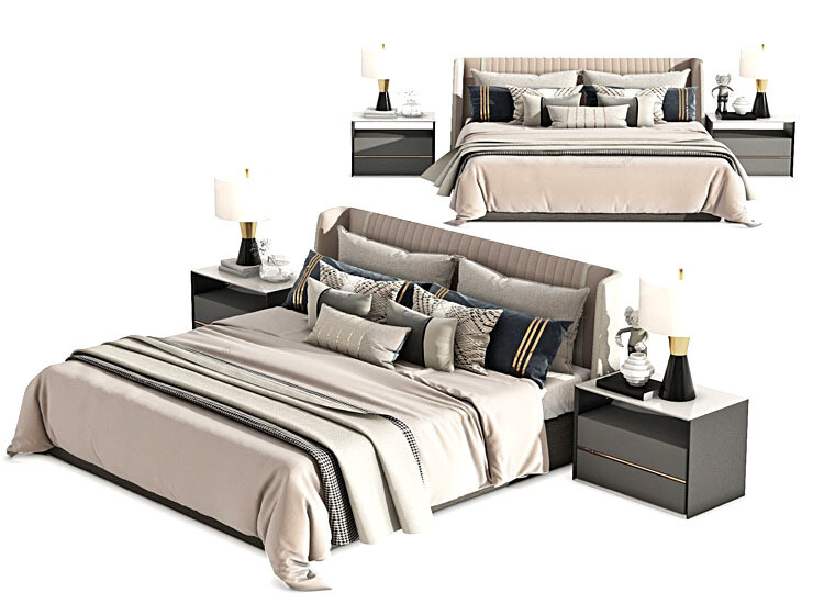 71 BED ROOM SET 3D MODELS VOL 14 - VRAY