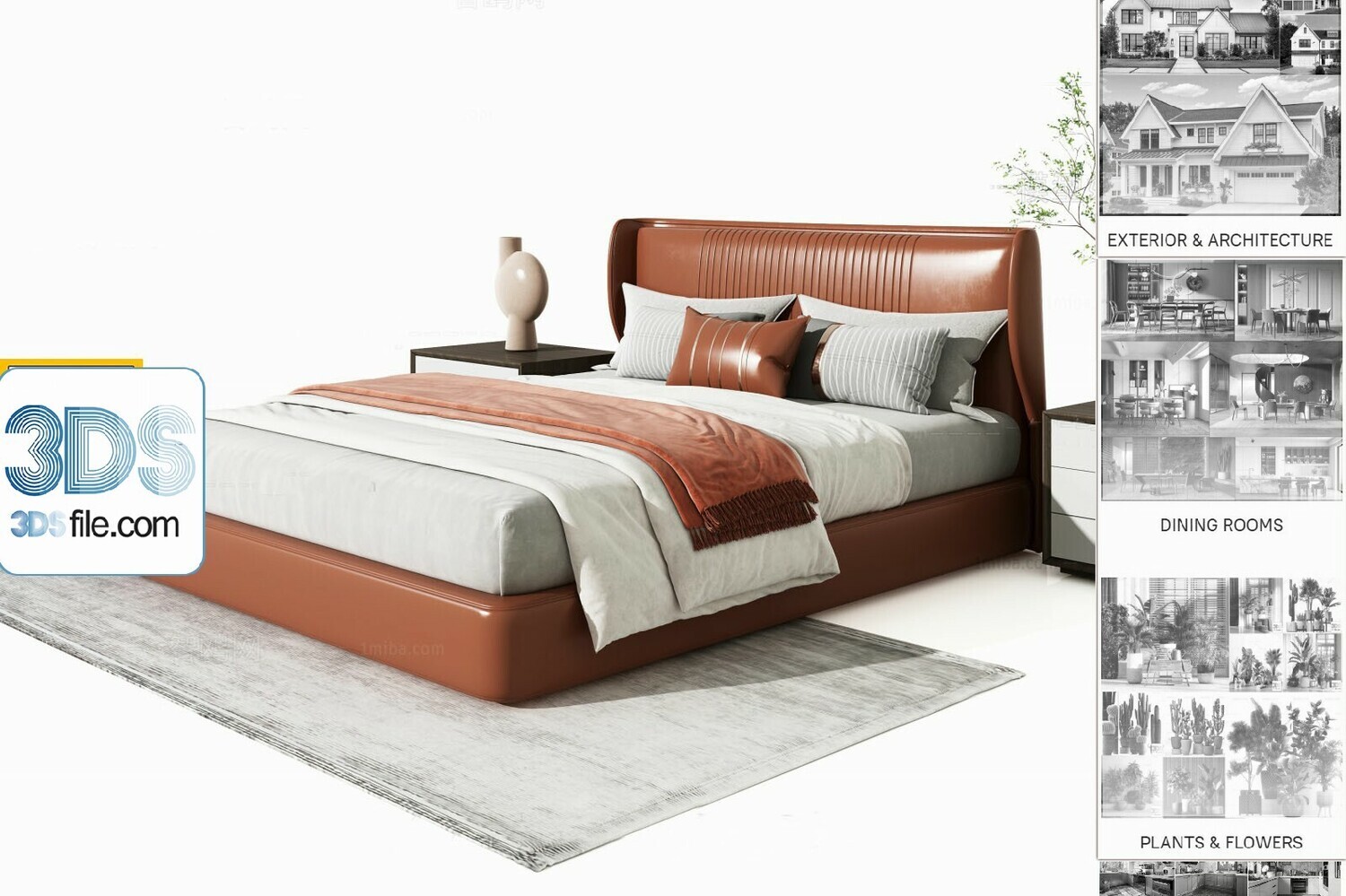 71 BED ROOM SET 3D MODELS VOL 14 - VRAY