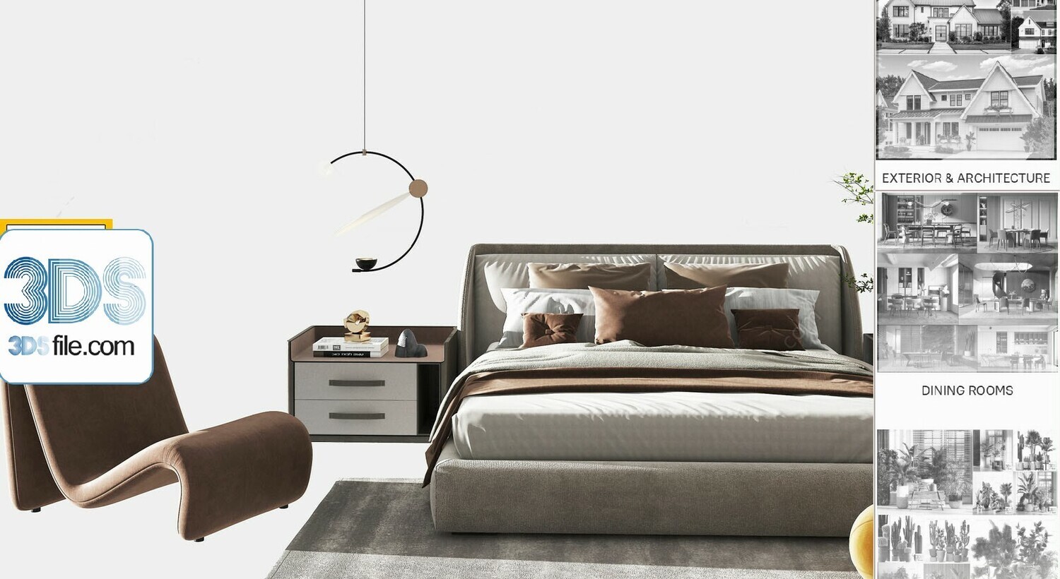 71 BED ROOM SET 3D MODELS VOL 14 - VRAY