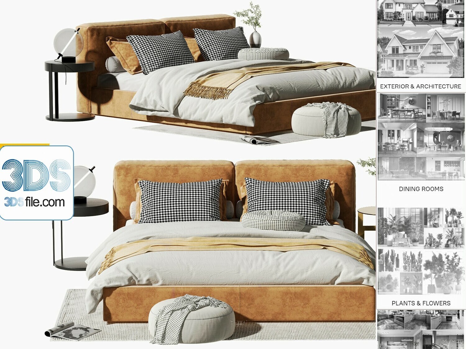 71 BED ROOM SET 3D MODELS VOL 14 - VRAY