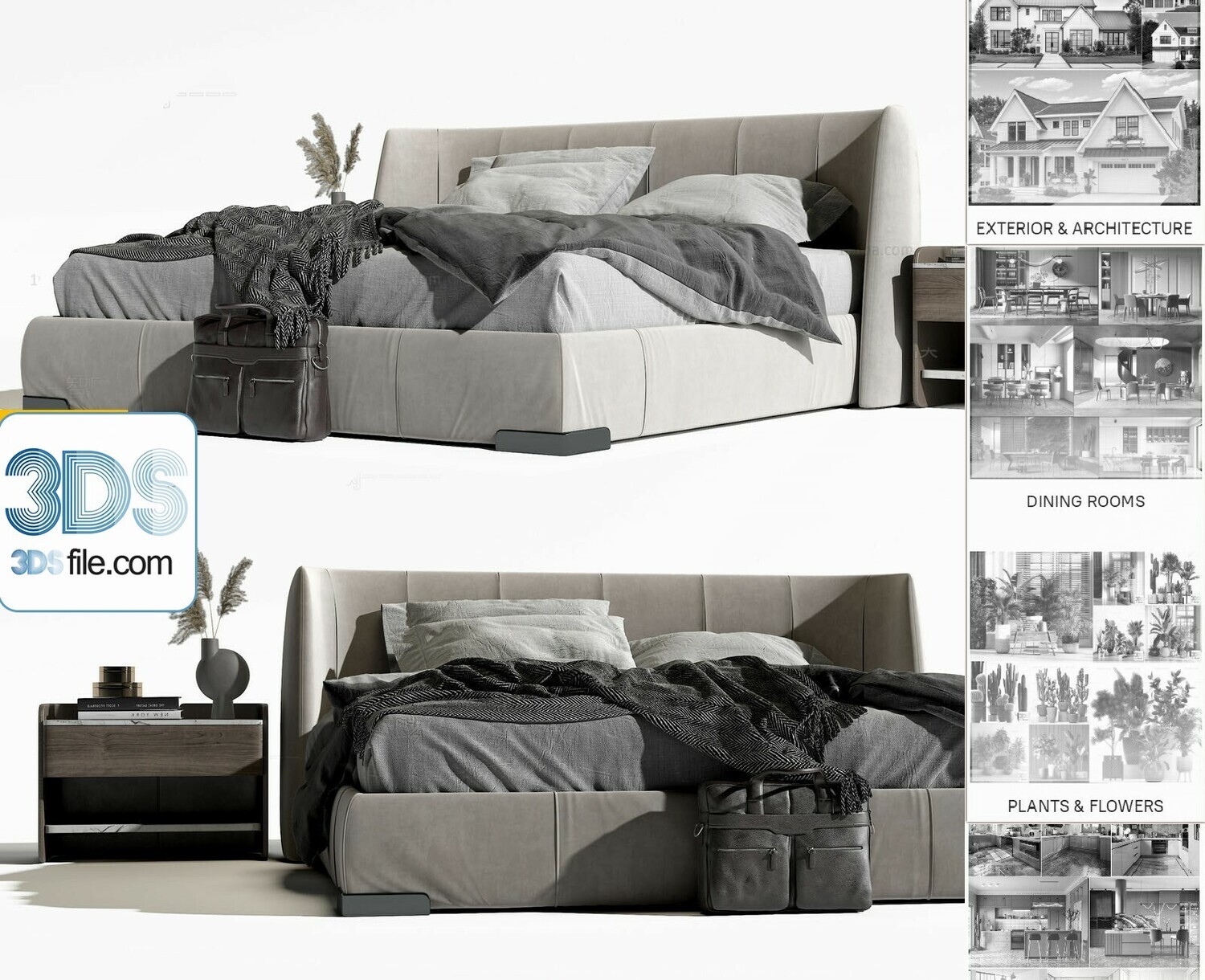 71 BED ROOM SET 3D MODELS VOL 14 - VRAY