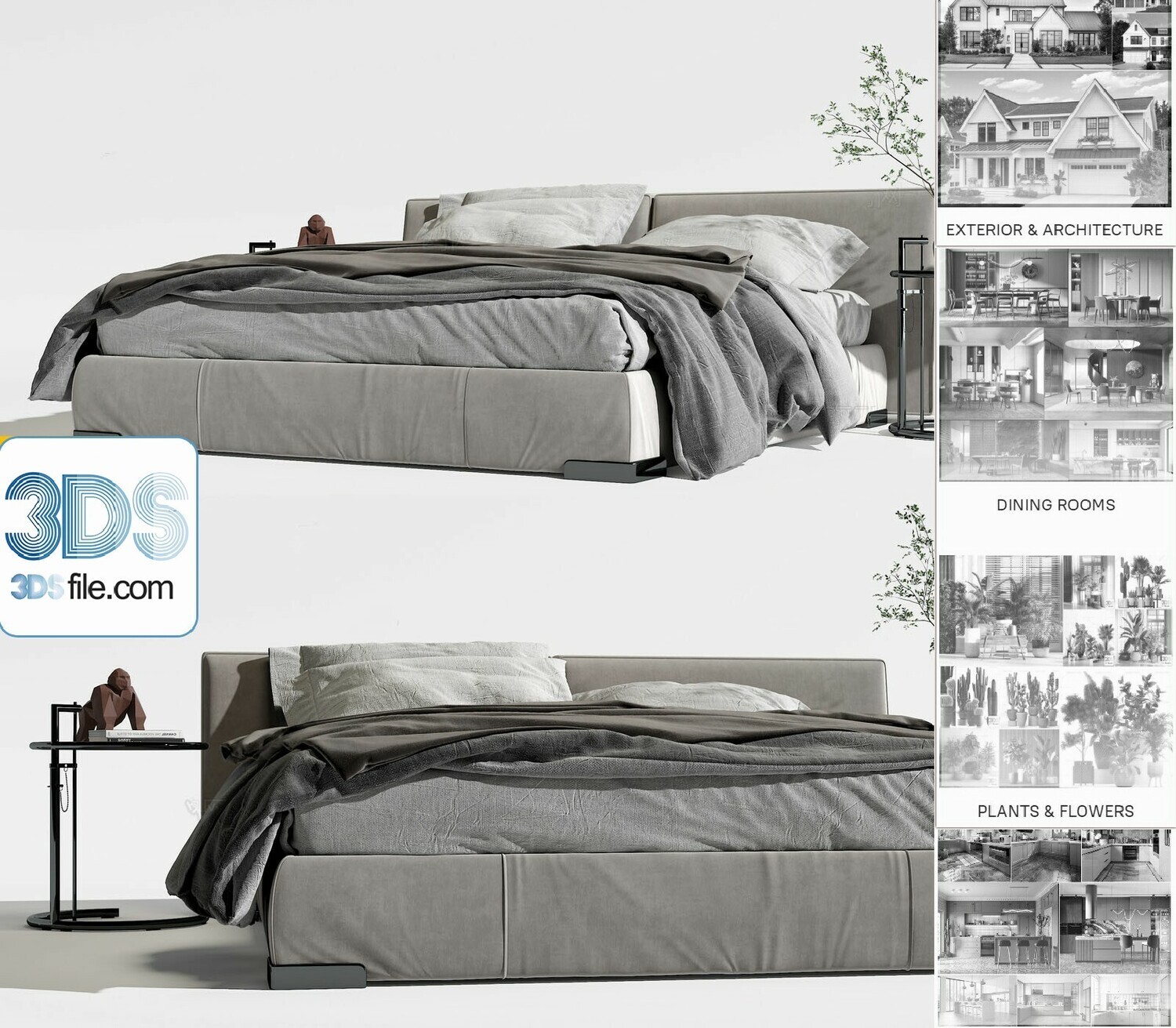 71 BED ROOM SET 3D MODELS VOL 14 - VRAY