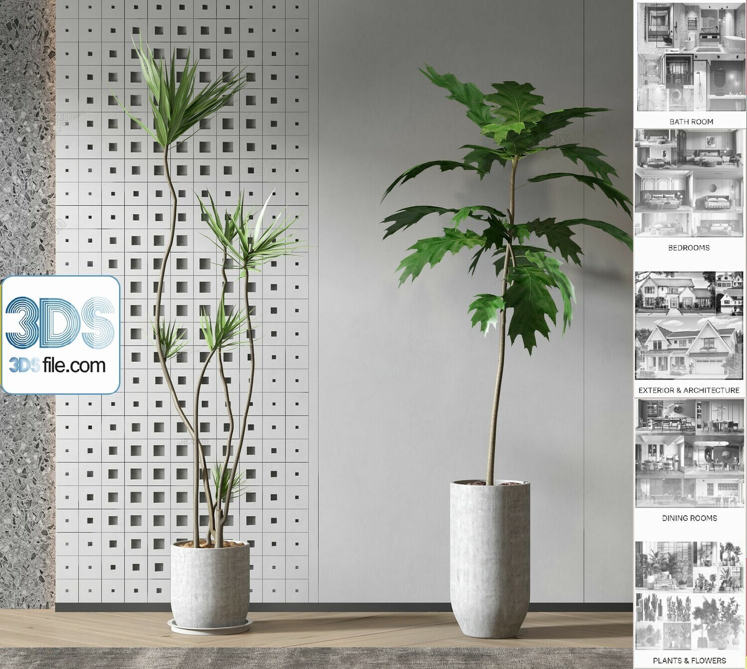 140 Plant 3d Models Pro Vol.05