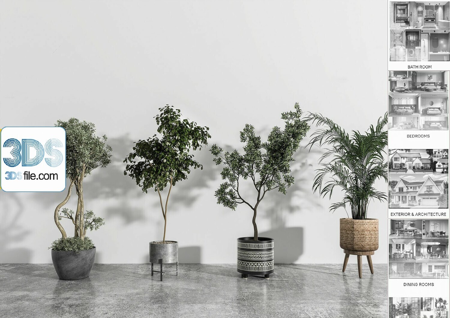 140 Plant 3d Models Pro Vol.05
