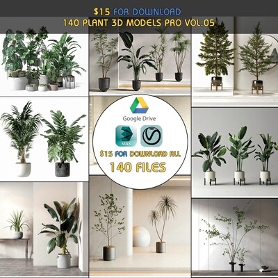 140 Plant 3d Models Pro Vol.05
