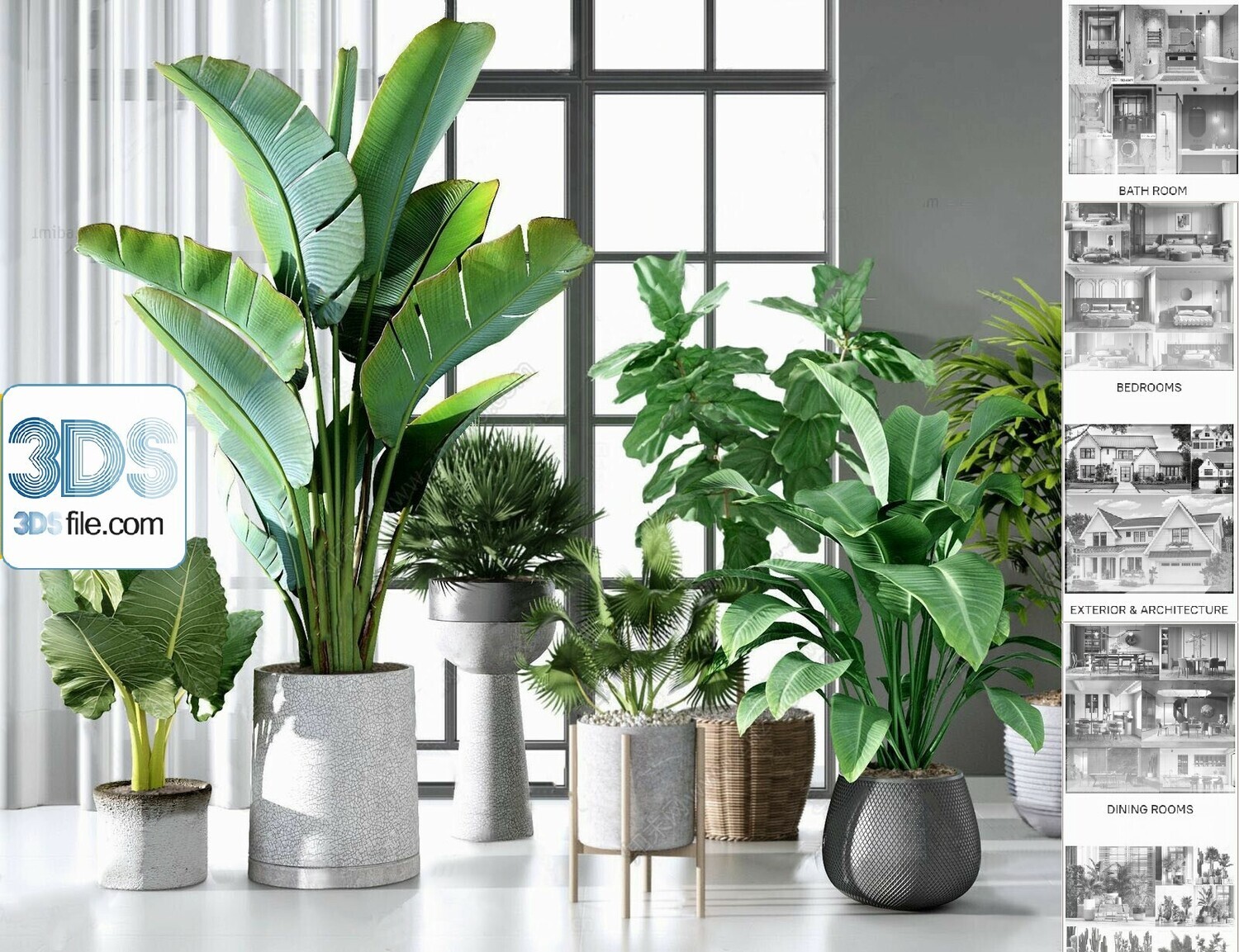140 Plant 3d Models Pro Vol.05