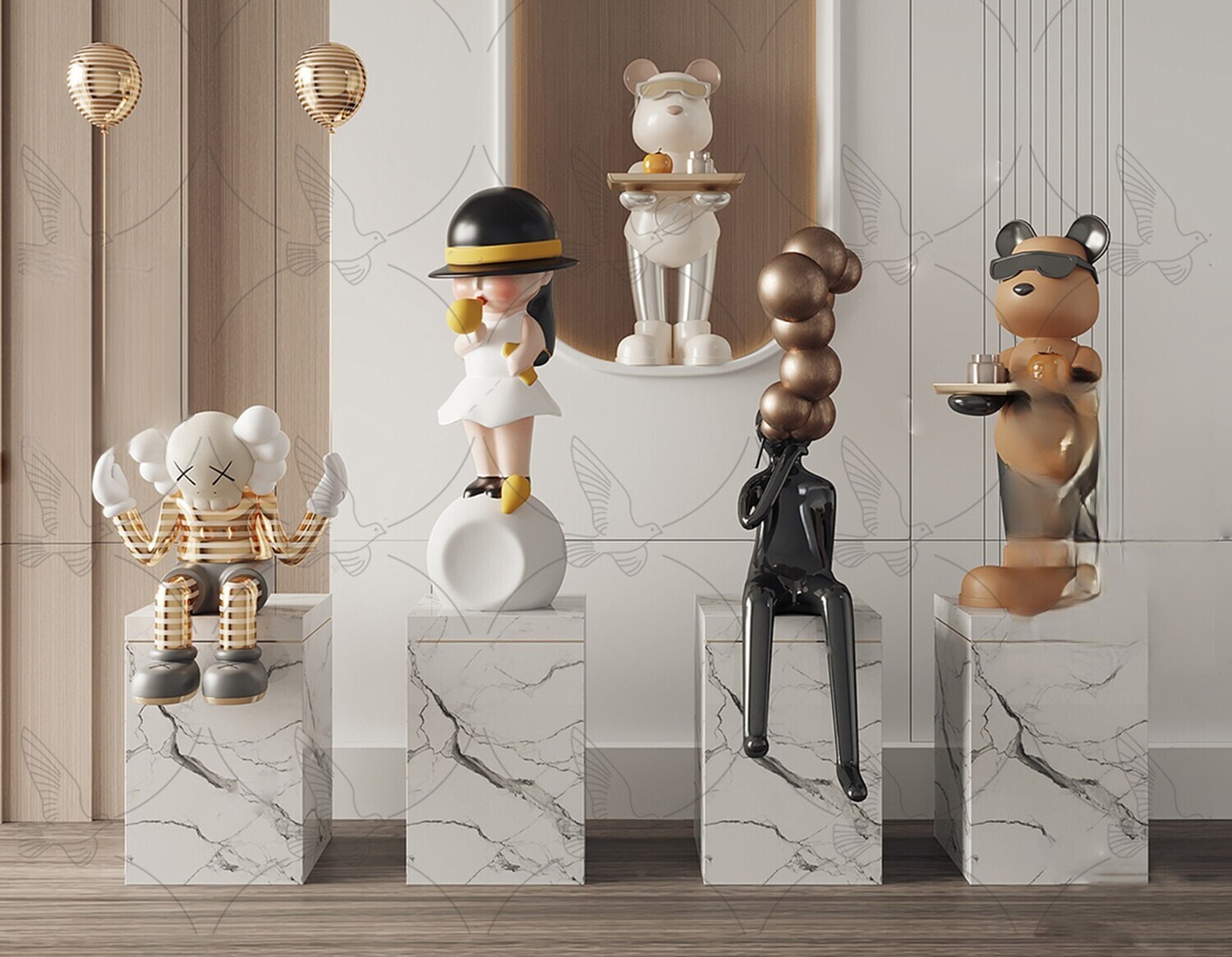 150 Bearbrick 3d Models Vol.15