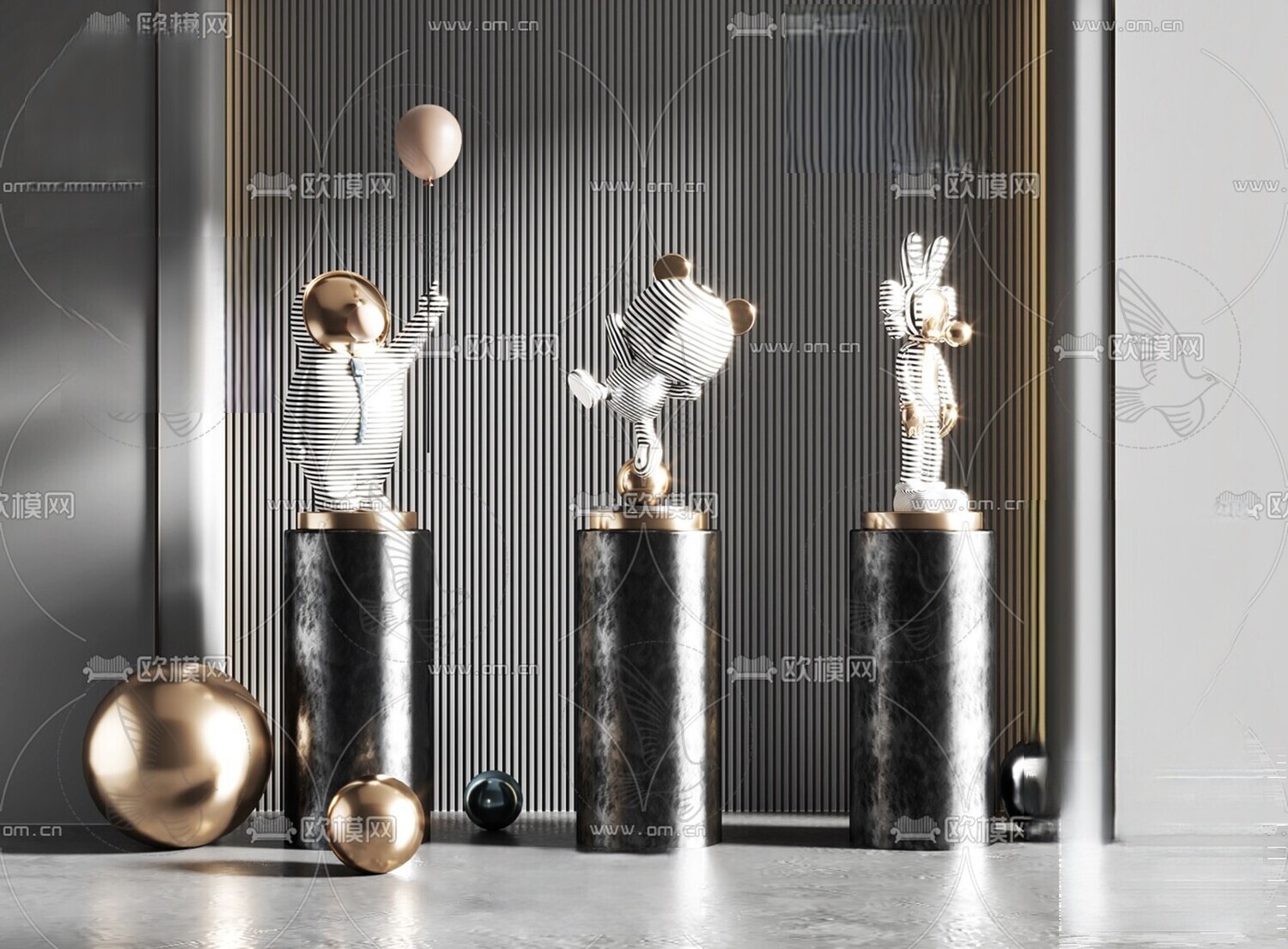 150 Bearbrick 3d Models Vol.15