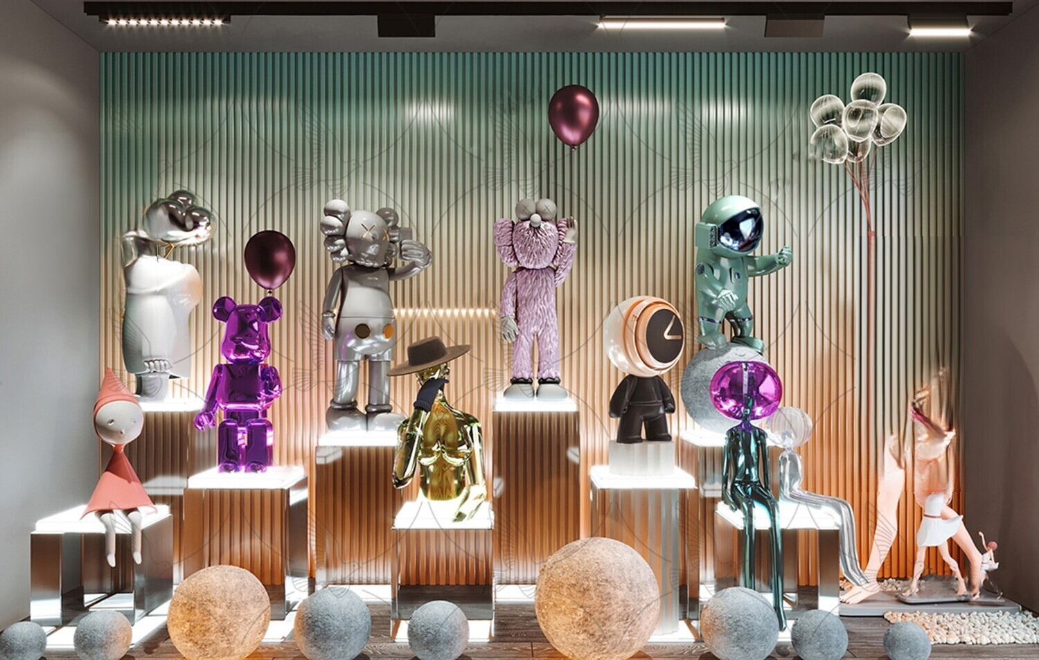 150 Bearbrick 3d Models Vol.15