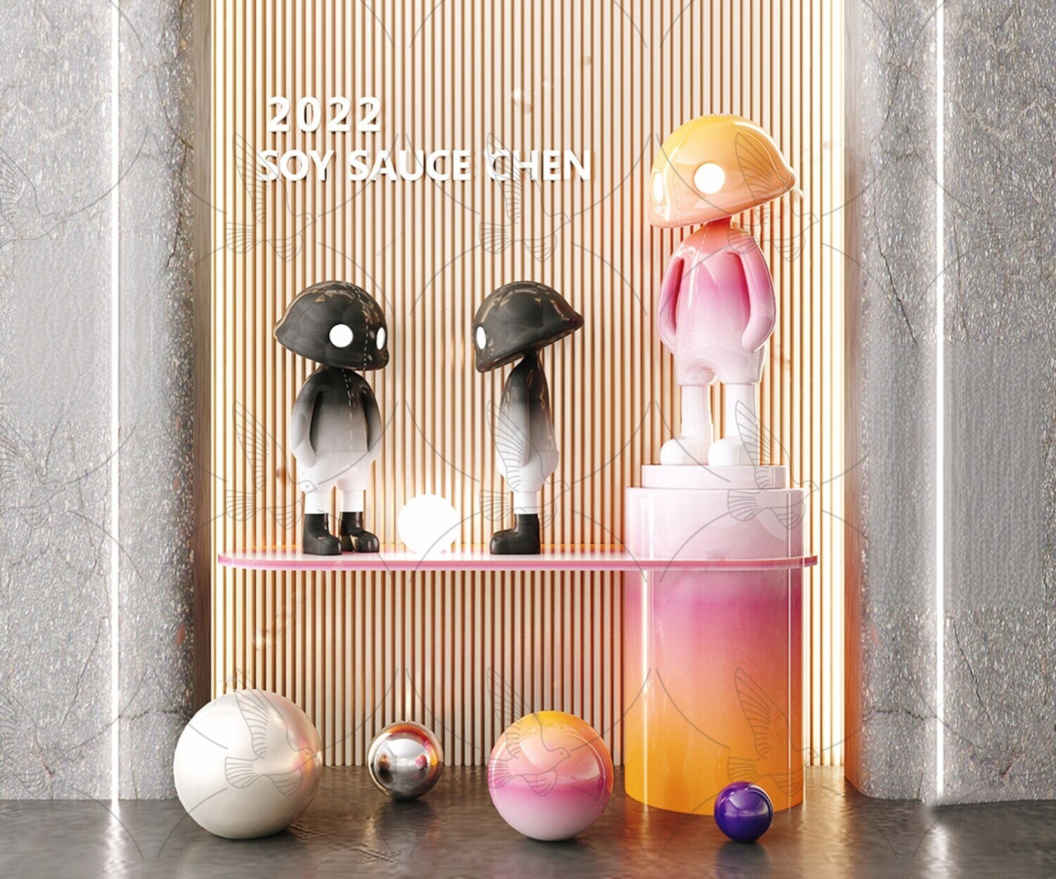 150 Bearbrick 3d Models Vol.15