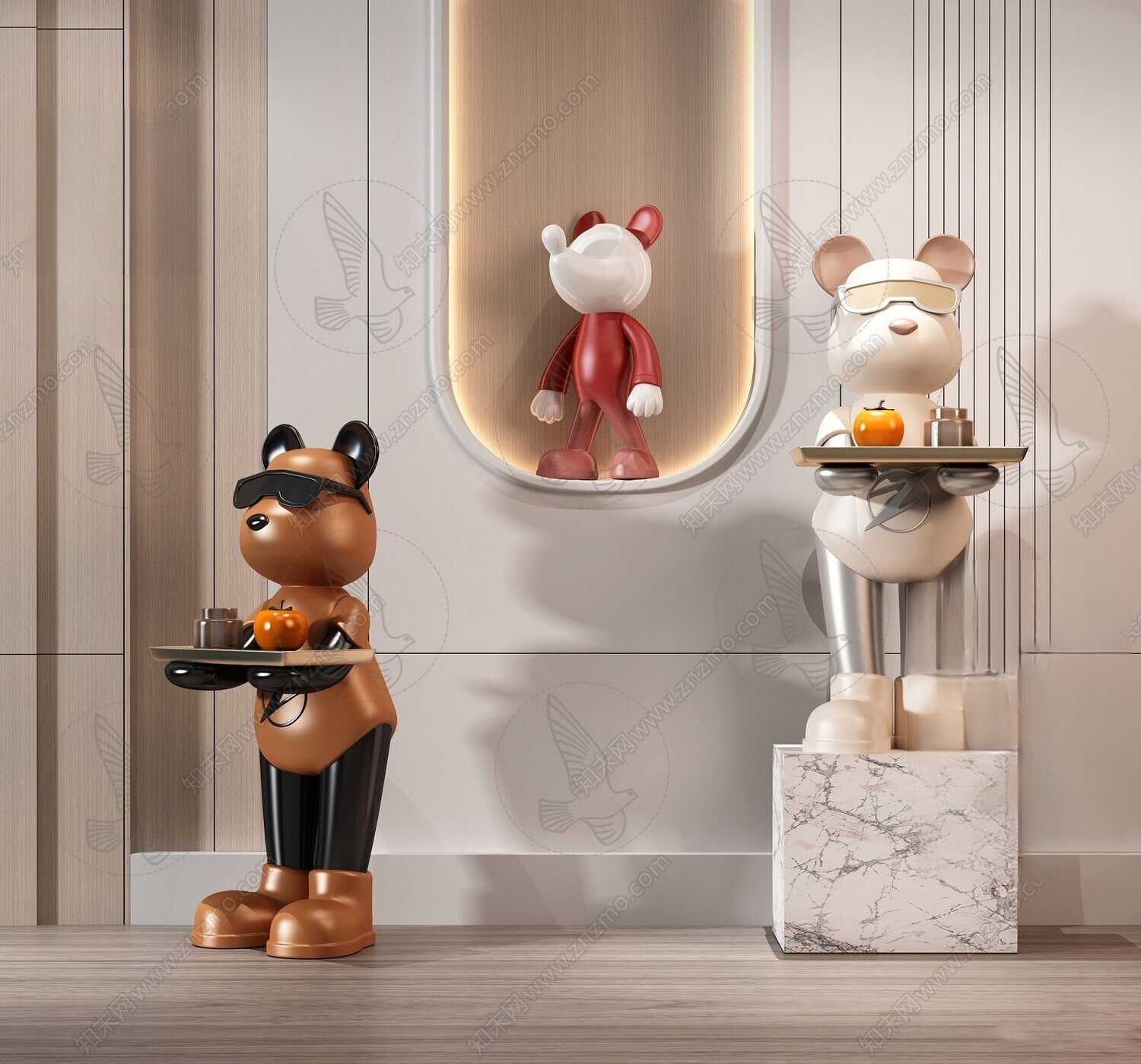 150 Bearbrick 3d Models Vol.15