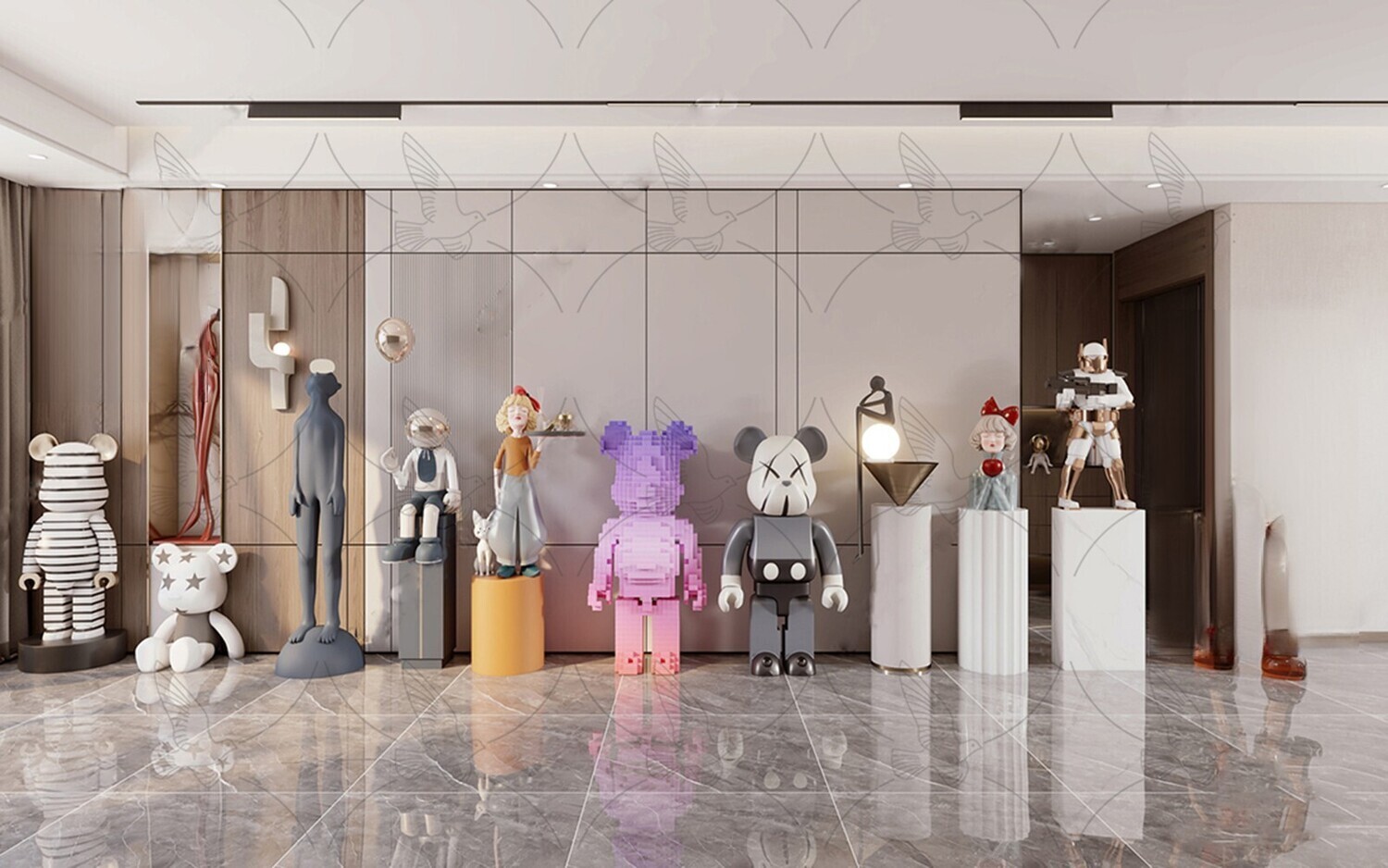150 Bearbrick 3d Models Vol.15