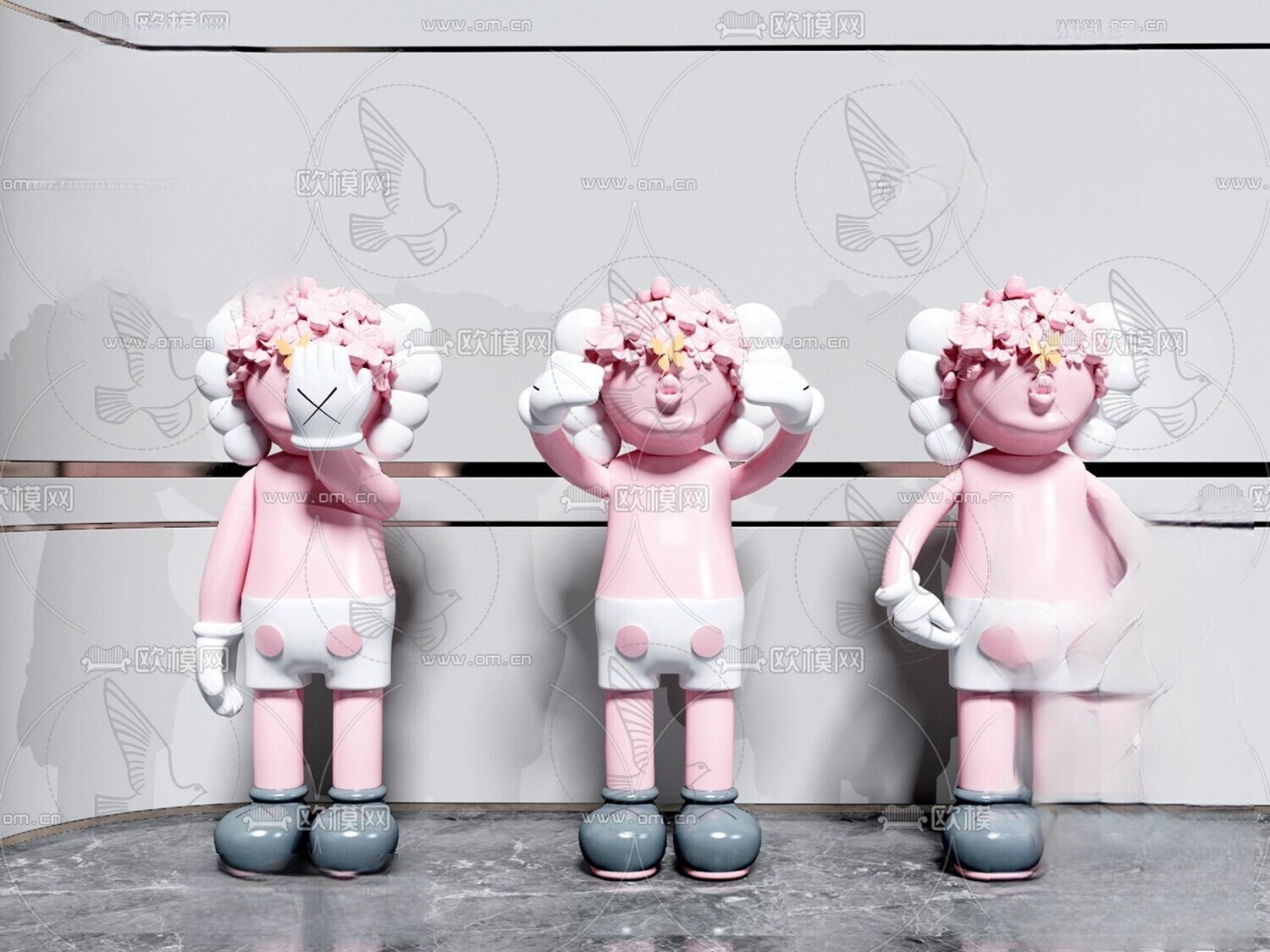 150 Bearbrick 3d Models Vol.15