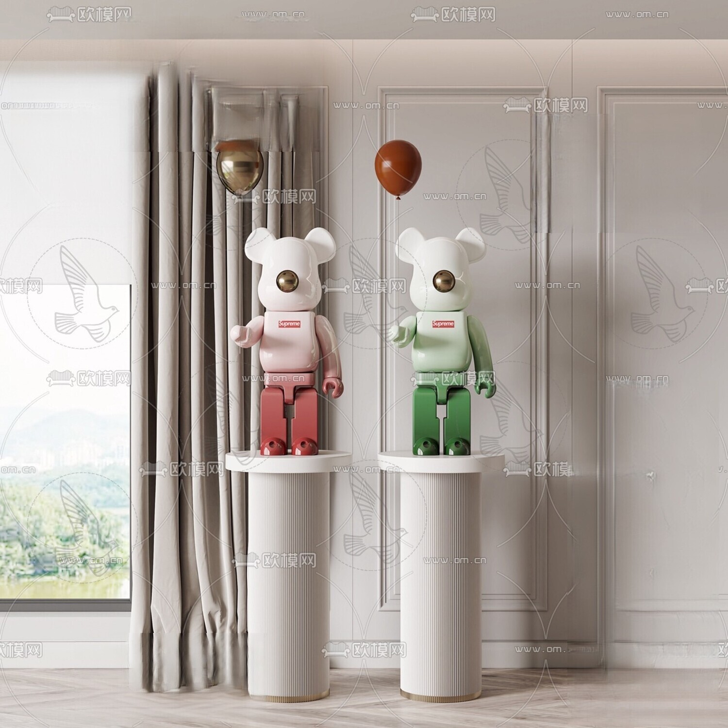 150 Bearbrick 3d Models Vol.15