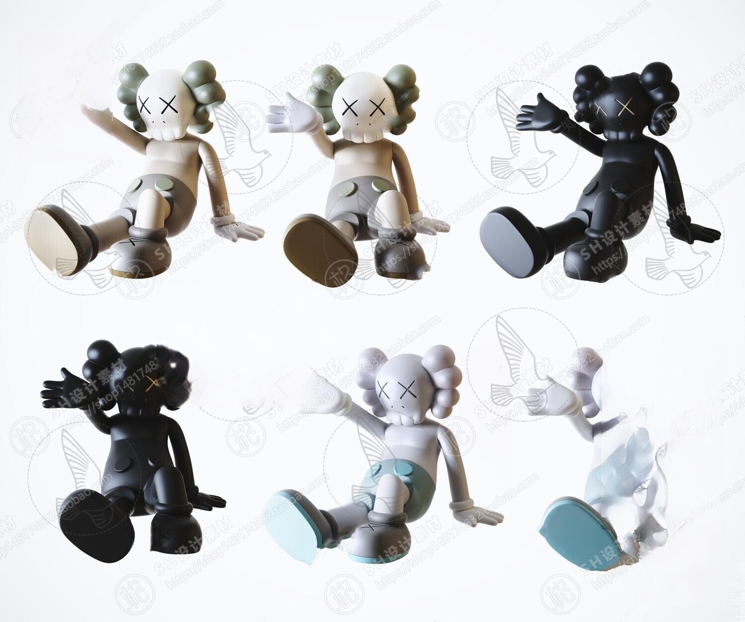 150 Bearbrick 3d Models Vol.15