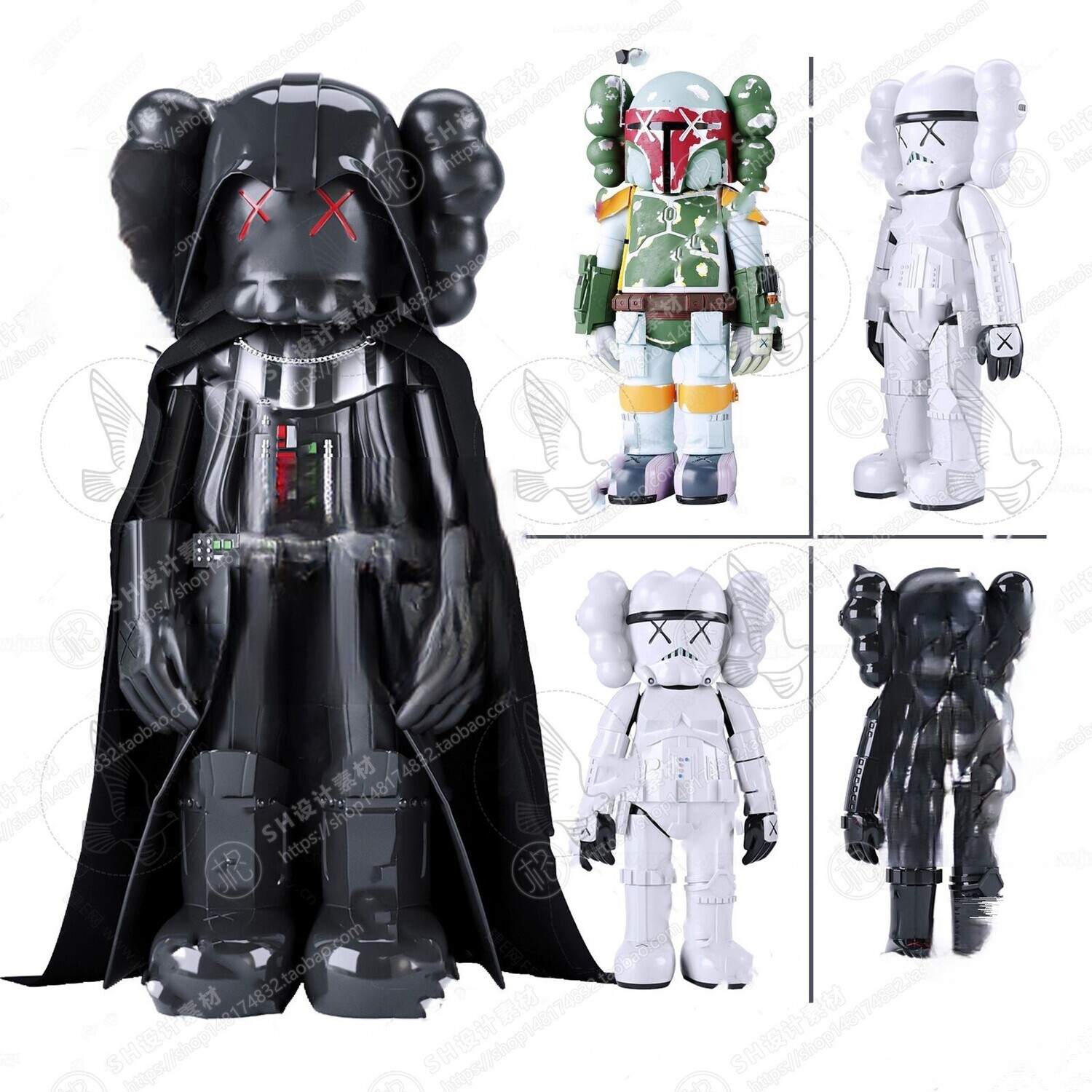 150 Bearbrick 3d Models Vol.15