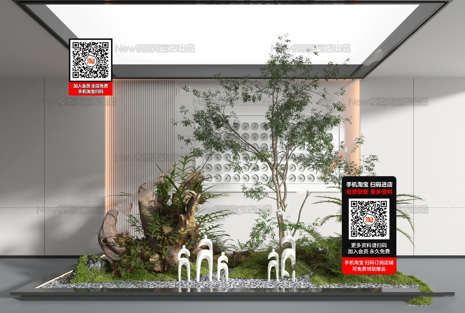 150 Sketchup Mini Scenes 3d Models Vol.01