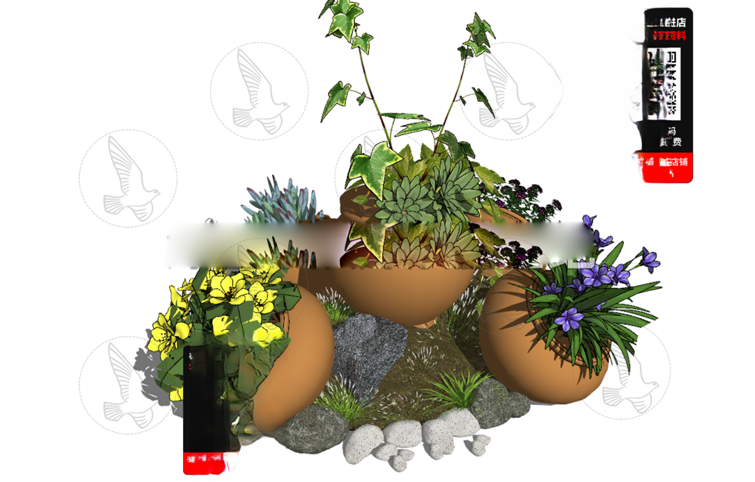 150 Sketchup Mini Scenes 3d Models Vol.01