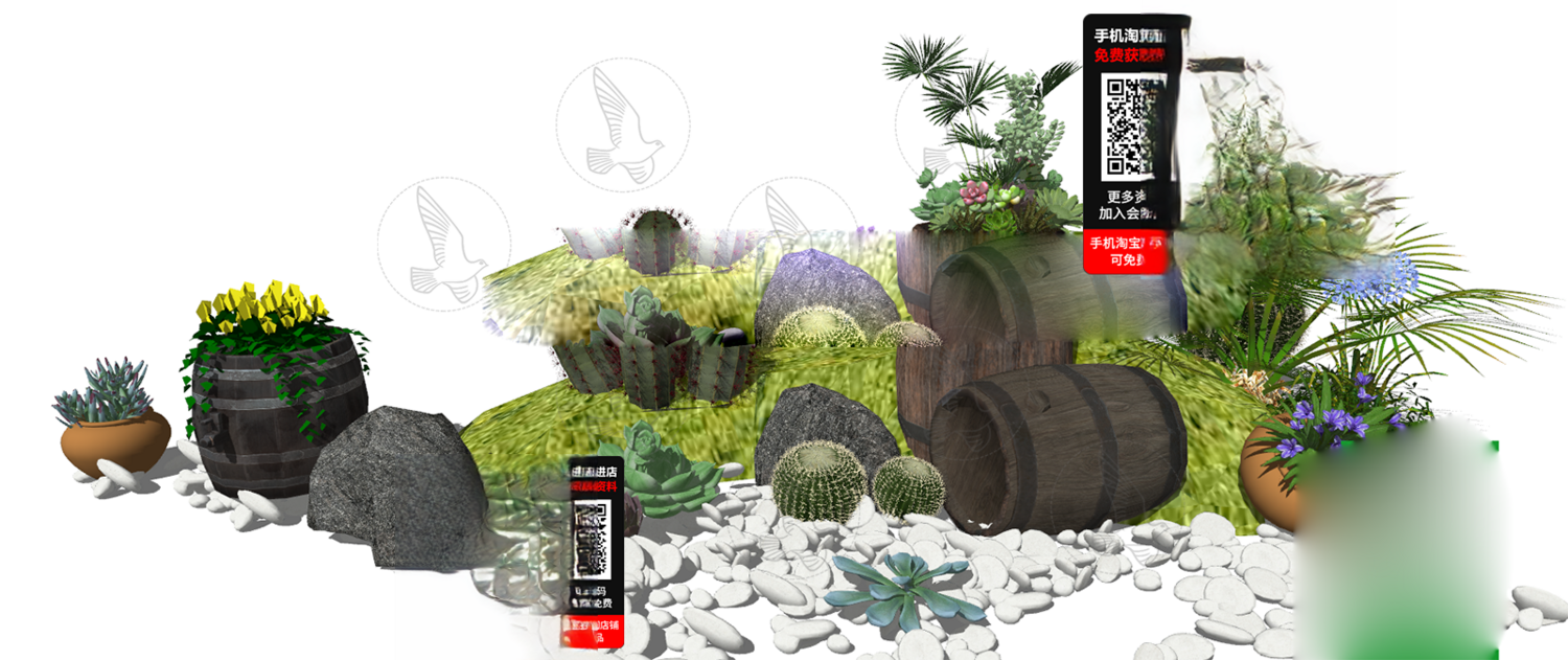150 Sketchup Mini Scenes 3d Models Vol.01