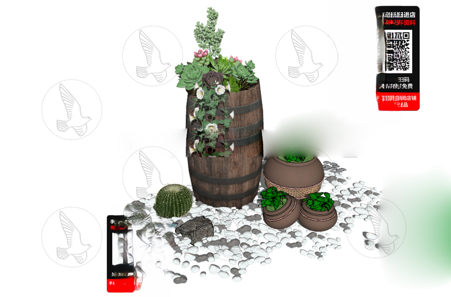 150 Sketchup Mini Scenes 3d Models Vol.01