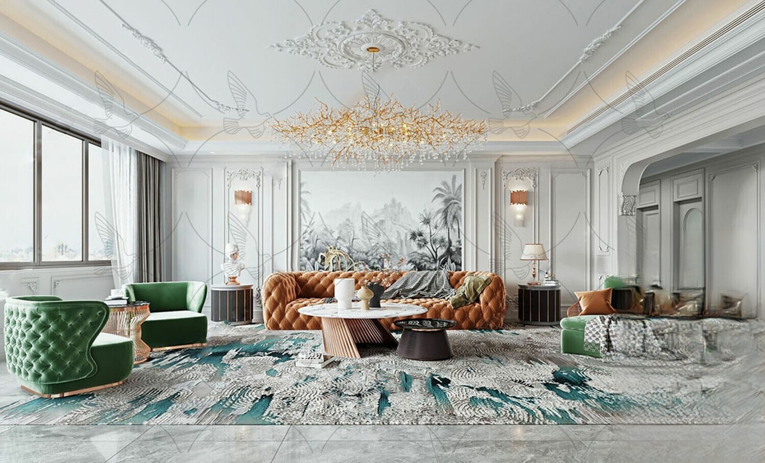 29 Living Room  Full Scenes 3d Models Vol.26-Vray