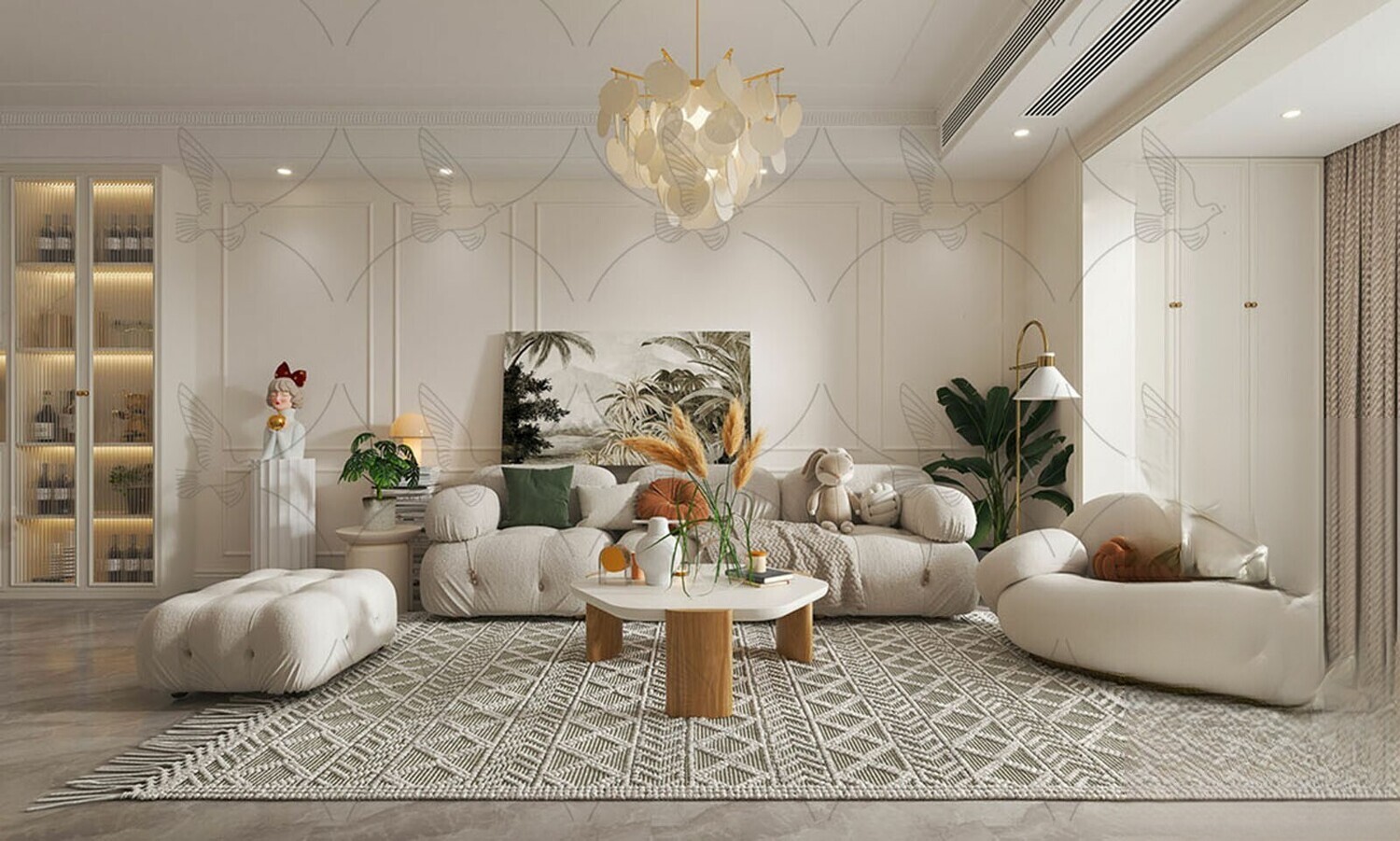 29 Living Room  Full Scenes 3d Models Vol.26-Vray