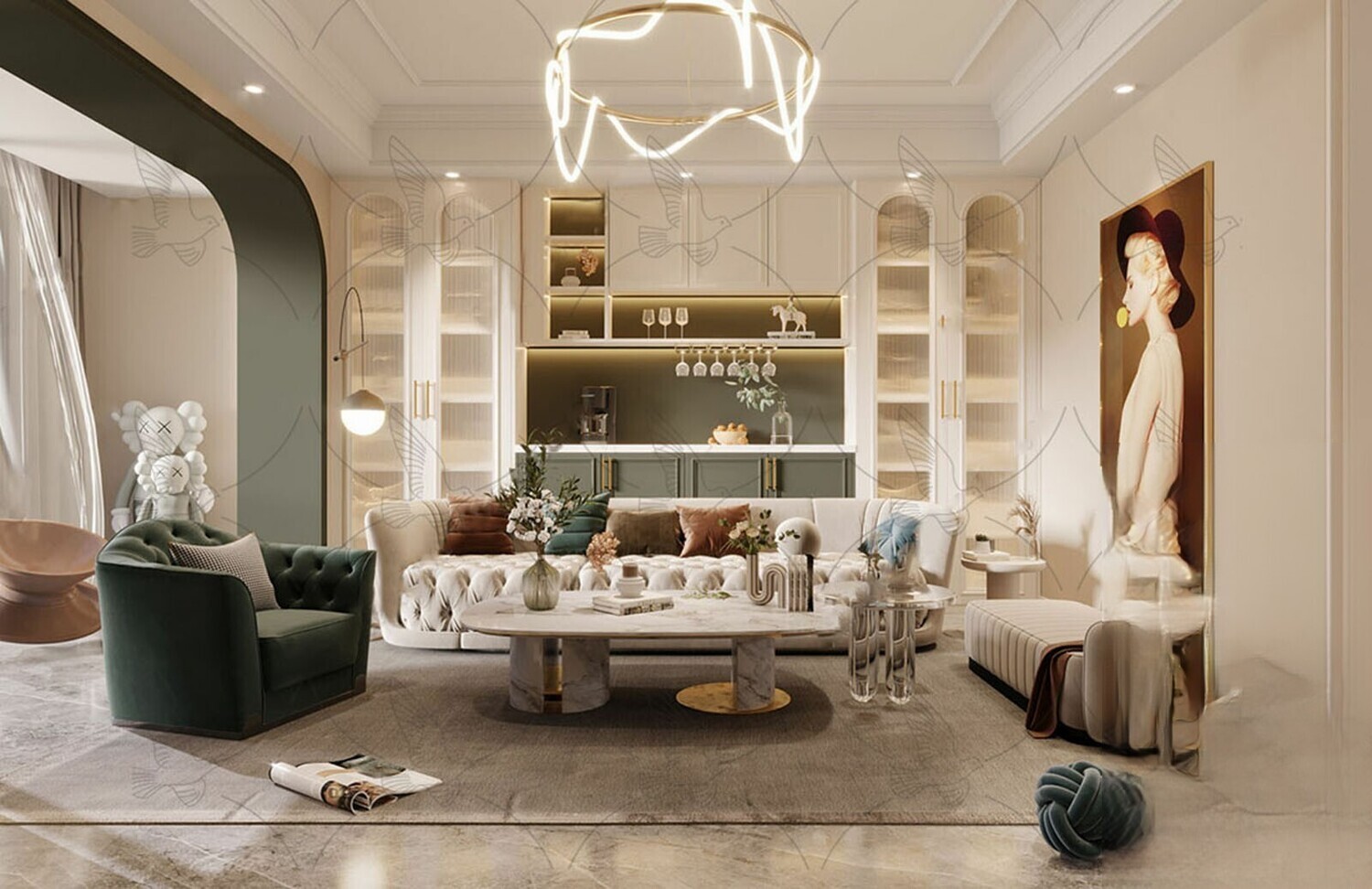 29 Living Room  Full Scenes 3d Models Vol.26-Vray
