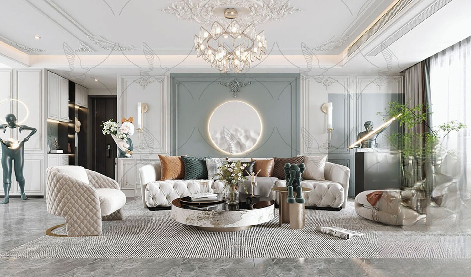 29 Living Room  Full Scenes 3d Models Vol.26-Vray