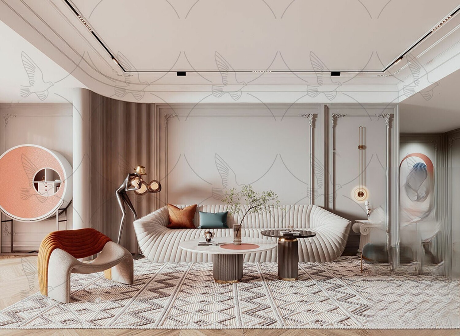 29 Living Room  Full Scenes 3d Models Vol.26-Vray