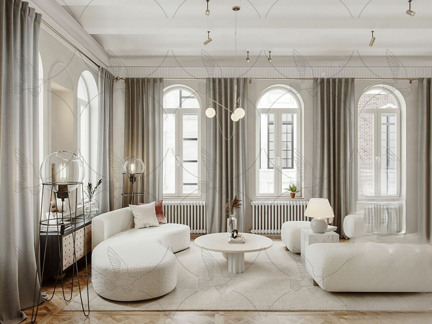 29 Living Room  Full Scenes 3d Models Vol.26-Vray