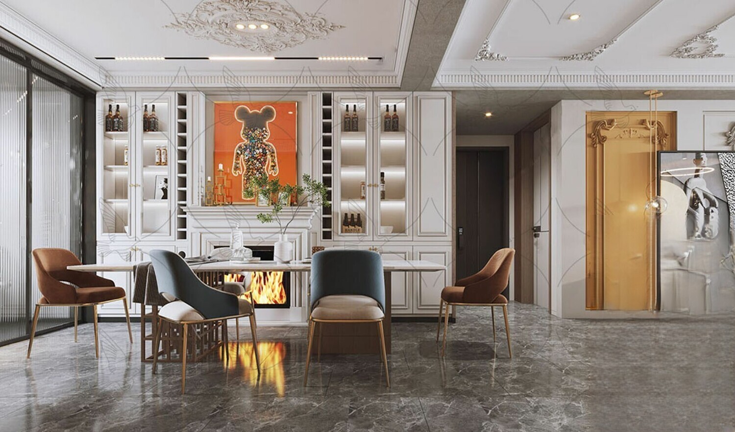 29 Living Room  Full Scenes 3d Models Vol.26-Vray