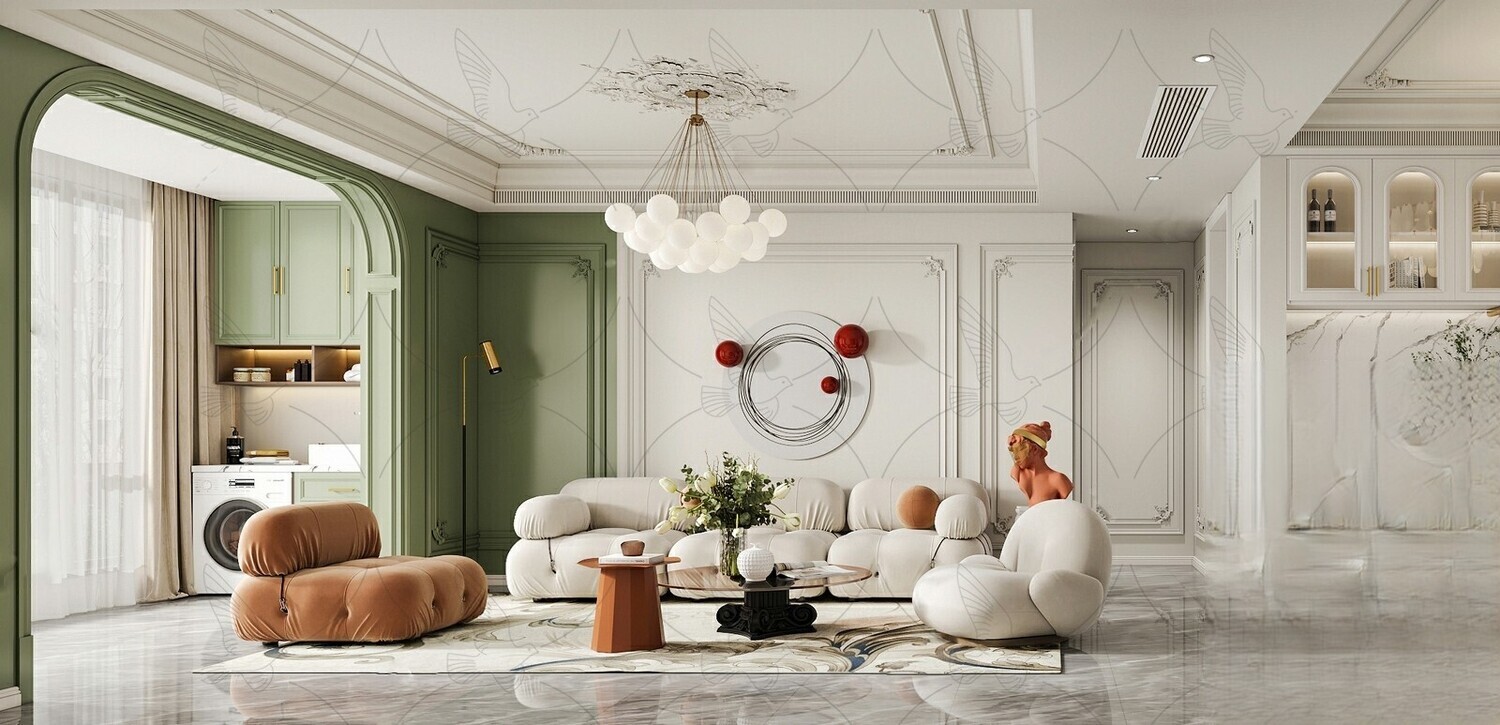 29 Living Room  Full Scenes 3d Models Vol.26-Vray