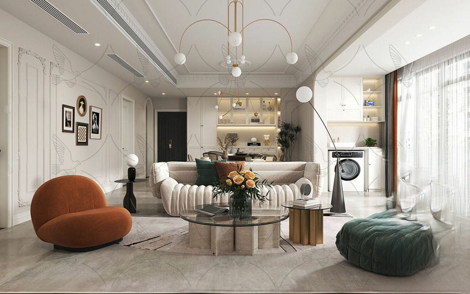 29 Living Room  Full Scenes 3d Models Vol.26-Vray