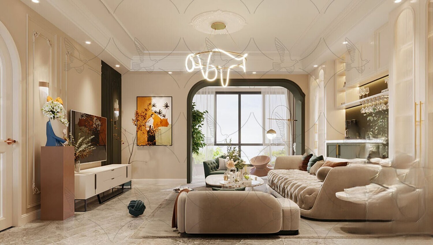 29 Living Room  Full Scenes 3d Models Vol.26-Vray