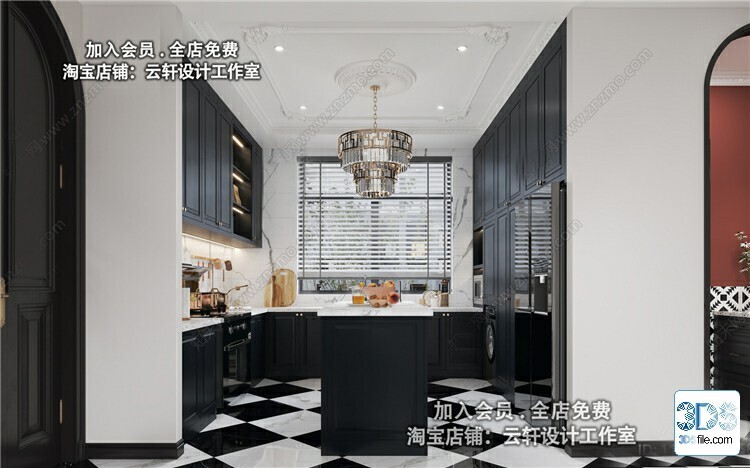 29 Living Room  Full Scenes 3d Models Vol.26-Vray